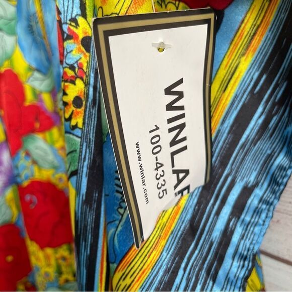 NEW WITH TAGS VINTAGE WINLAR FLORAL KIMONO - Picture 8 of 9